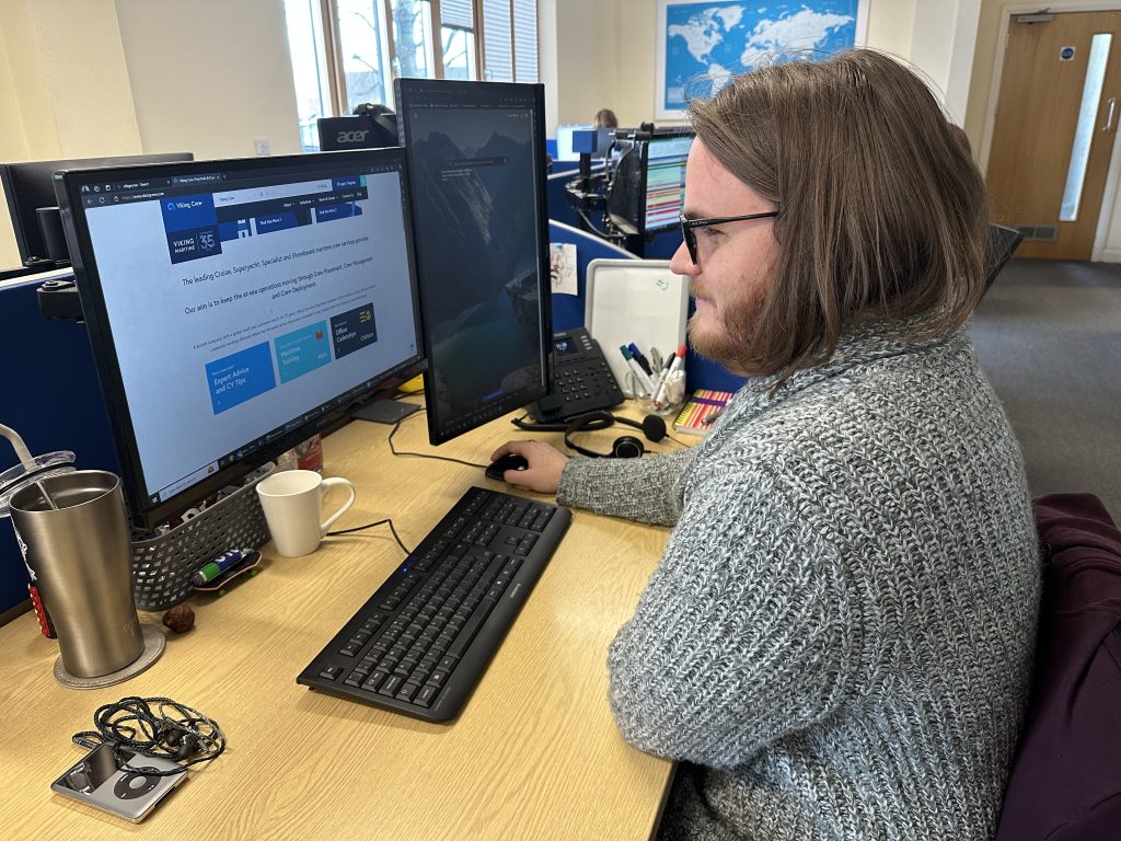 National Apprenticeship Week 2024 | Liam Sumpter working at his desk